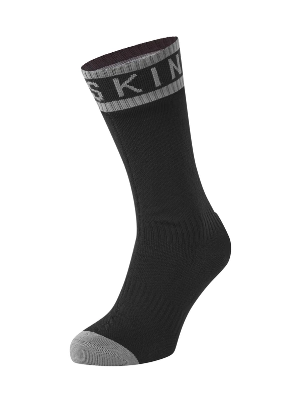 SEALSKINZ | Scoulton | Unisex Waterproof All Weather Mid Length Bamboo Lined Sock | Seamless, Thin & Comfortable | Hydrostop to Block Water Penetration