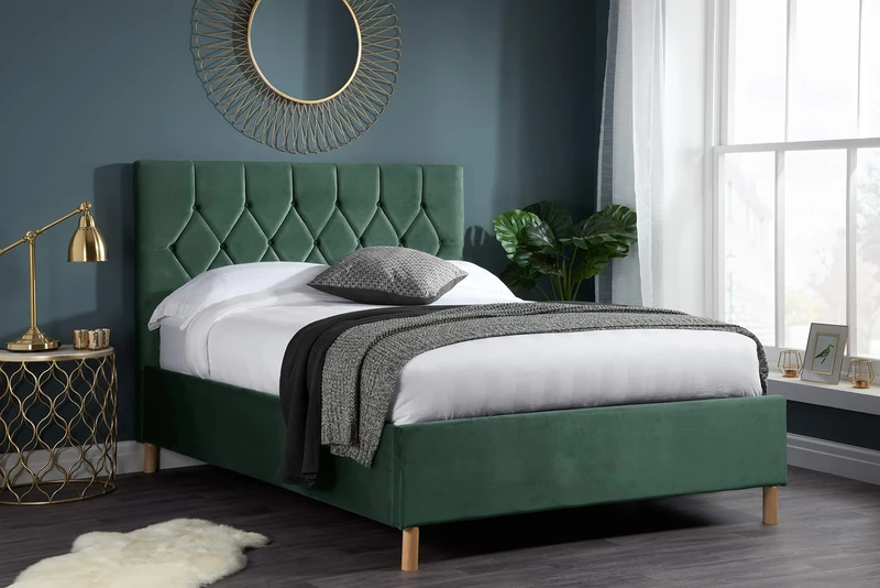 Birlea 135CM LOXLEY OTTOMAN BED GREEN