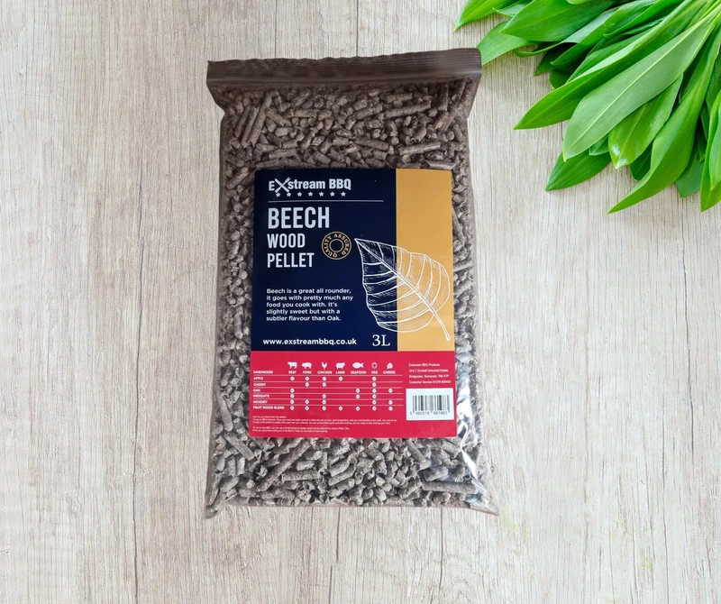Exstream BBQ 3L Pellet - 8 Species - For Use With Ninja Electric Smokers & Ooni Pizza Ovens (Beech)