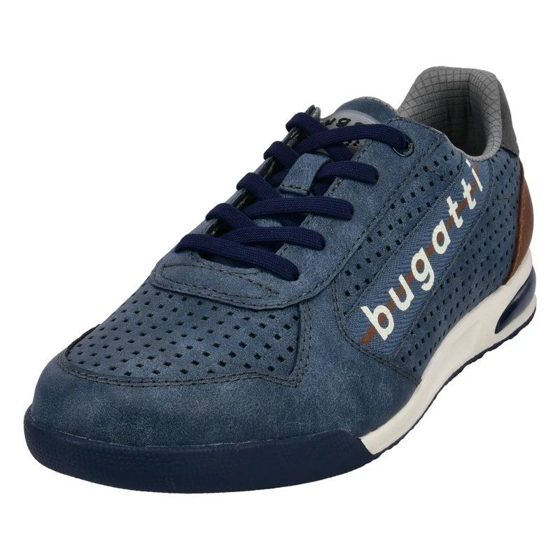 bugatti Men's 321A38015000 Sneaker, Blue, 7.5 UK