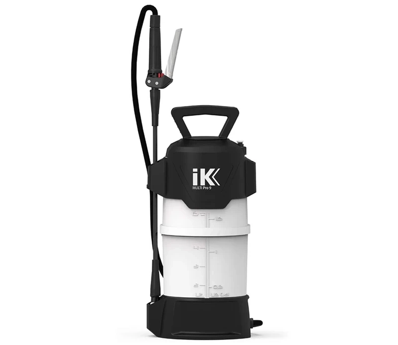 IK Multi Pro 9 Professional Sprayer - 6L Working Capacity - Cleaning and Disinfection - Resistant and Versatile with Aggressive Chemicals - Ergonomic, Versatile and Safe - Made in Europe