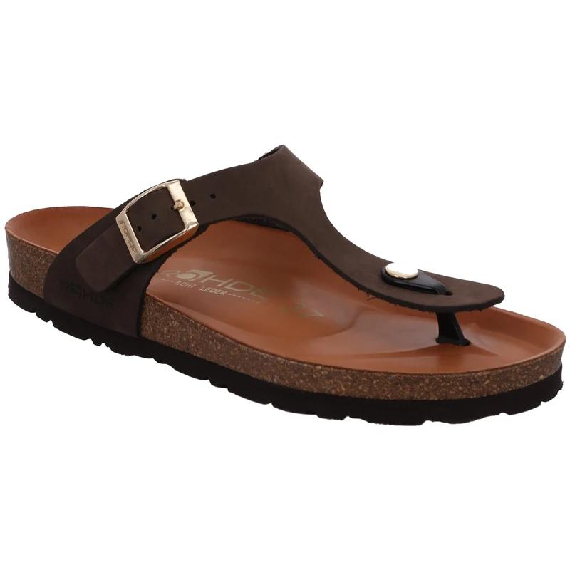 Rohde Women's Alba Mules Brown Size: 2/2.5 UK