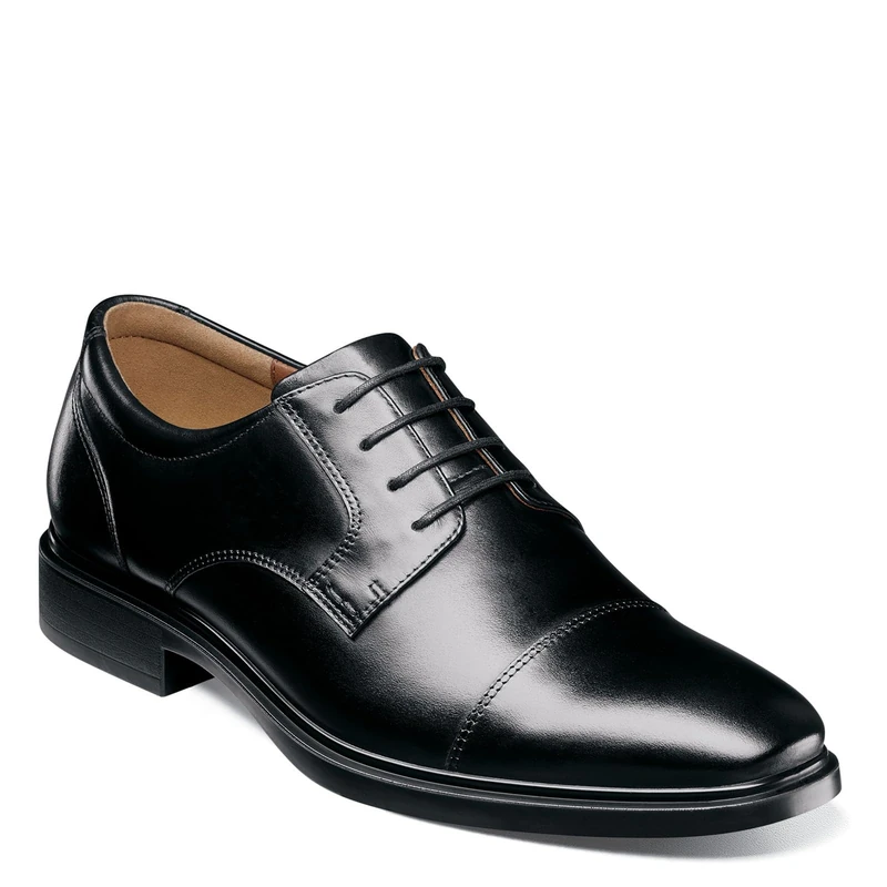 Florsheim Men's Forecast Waterproof Cap Toe Oxford, Black, 11 UK - Image 1