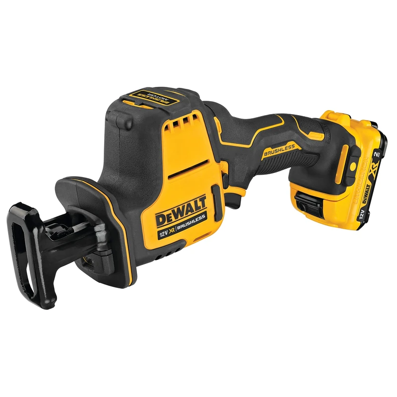 DEWALT XR 12V Brushless Compact Reciprocating Saw - 2 x 2Ah Batteries, DCS312D2-QW - Image 1