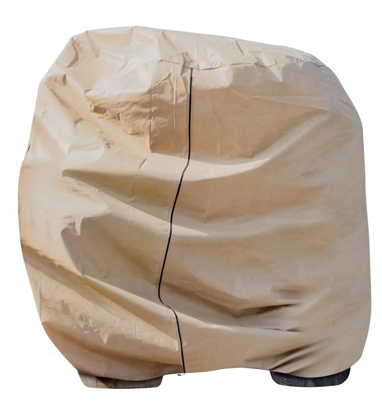 Windhager Superprotect XXXL Winter Fleece Cover, Thermal Fleece, Garden Fleece, Frost Protection and Cold Protection for Trees and Plants, Winter Protection Cover with Cord, 3.9 x 3.5 m, 07438 - Image 1