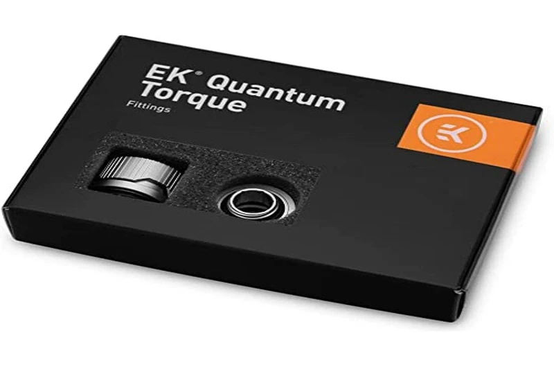 EK Water Blocks EK-Quantum Torque HDC 14 - 6er-Pack, Satin Titanium - Image 1