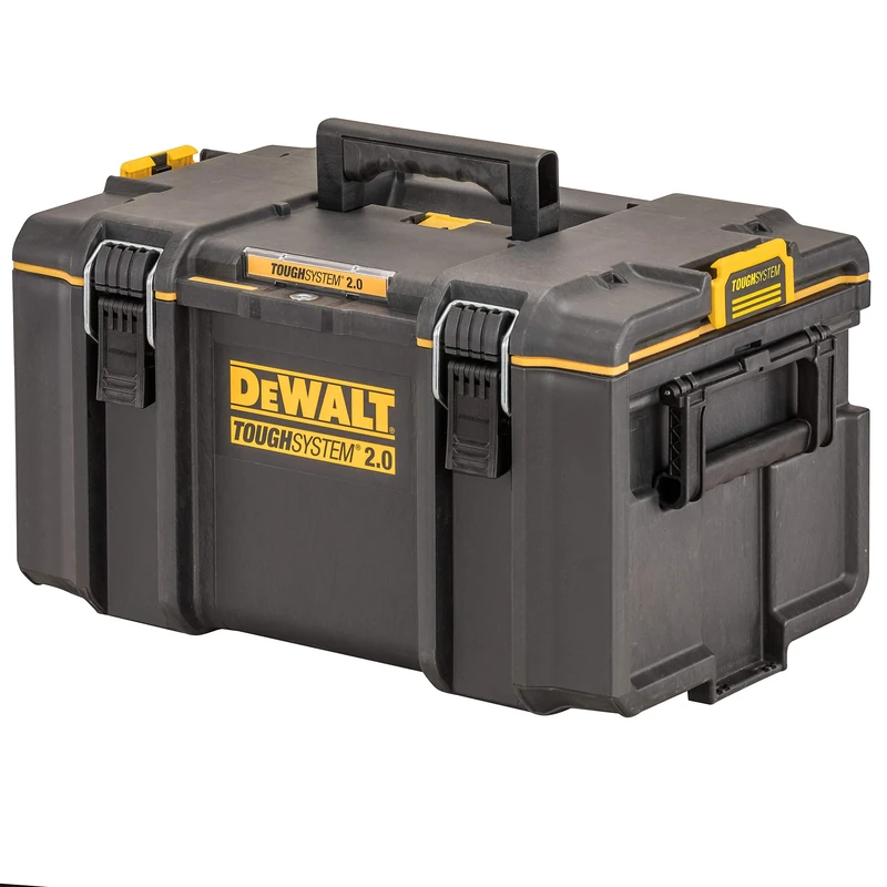 Durable DS300 toolbox with IP65 seal, 50kg load, auto-latching, removable tray, and tracker-ready design—ideal for secure, stackable jobsite tool storage.