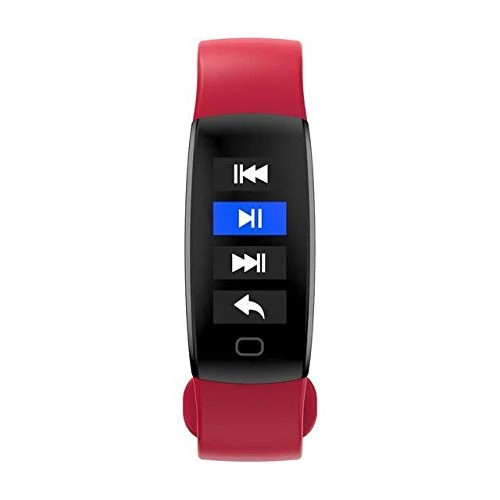 Monkeylectric Unisex's Smartwatch FitQ-Streamline Sharpe Red, one size