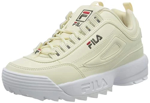 FILA Disruptor wmn Women’s Sneaker, white (Antique White), 4.5 UK