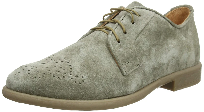 THINK! Men's CIVITA_3-000059 nachhaltige Wechselfußbett Lace-Up Flats, 4000 Schlamm, 11.5 UK