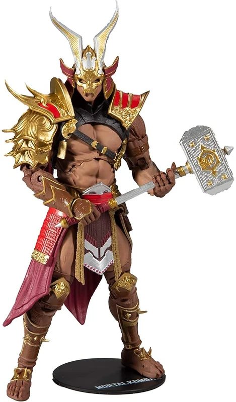 McFarlane - Mortal Kombat 7 Figures 5 - Shao Khan, Gold, One Size - Image 1