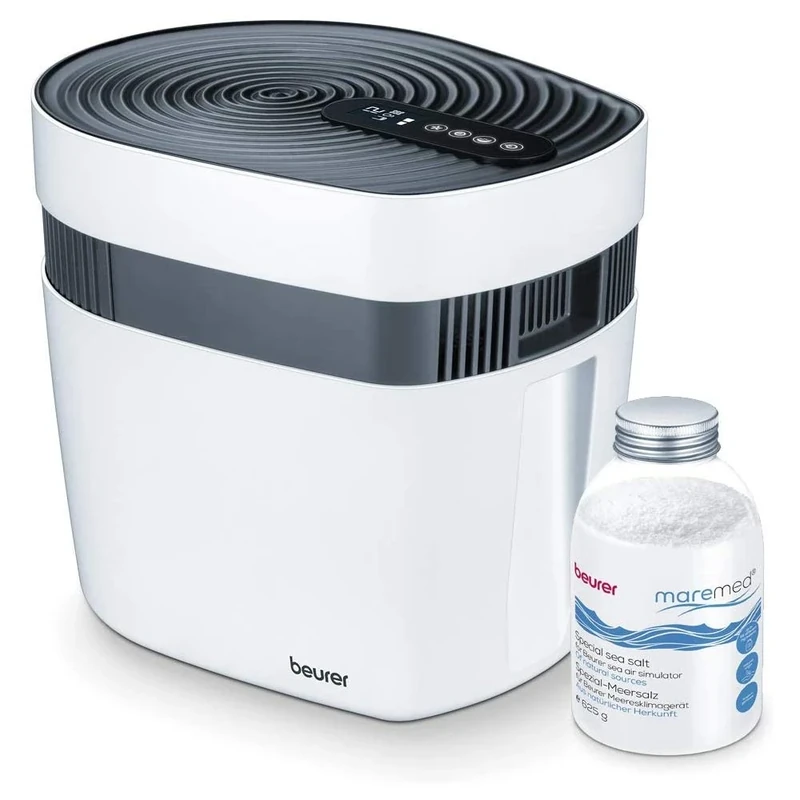 Beurer Maremed Sea Air Humidifier and Purifier | Brings the health benefits of the sea air into your home | Enriches the air with 65 trace elements of the sea | Kills 99% of airborne bacteria - Image 1