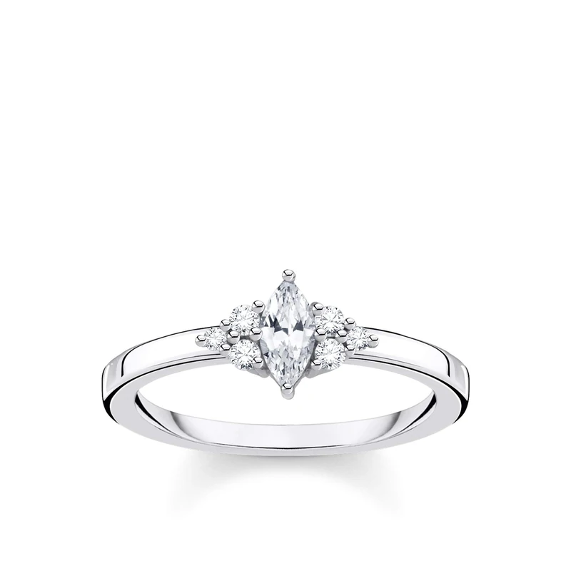 Thomas Sabo Ring vintage white Stones silver 925 Sterling Silver - Image 1