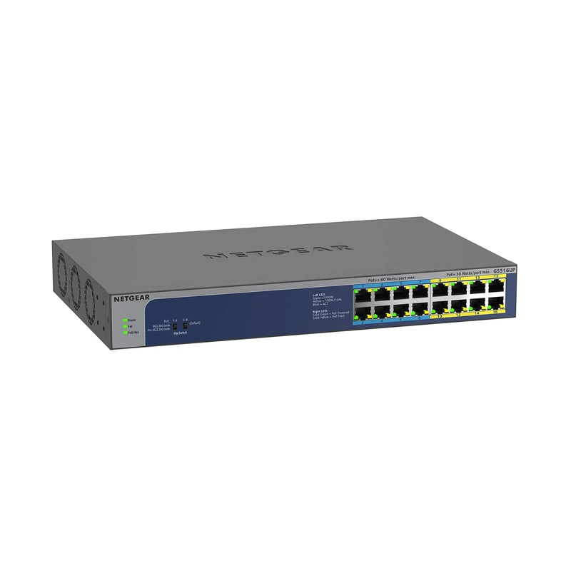 NETGEAR 16-Port Gigabit Ethernet Unmanaged Ultra60 PoE++ Switch