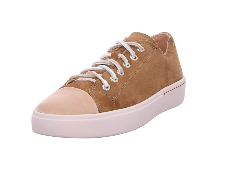 THINK! Women's GRING_3-000244 Sustainable Changeable Footbed Trainers, 3000 Cognac/Kombi, 10 UK