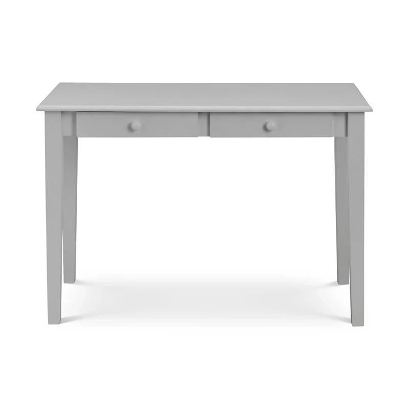Julian Bowen Grey Carrington Desk - Sleek and Modern Workspace Solution for Home Offices