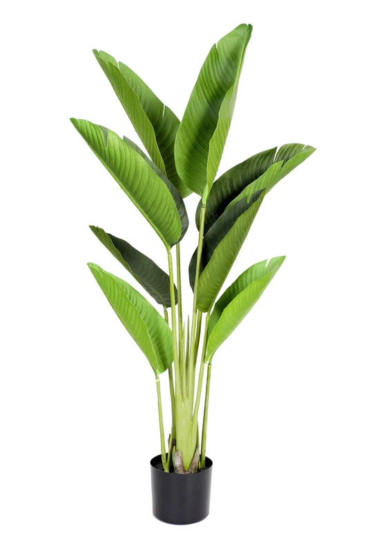 GreenBrokers Artificial Real Touch Tree in Pot, 120cm Bird of Paradise