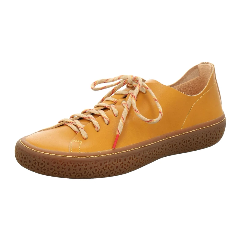 Think! Women's Tjub Chrome-Free Tanned Sustainable Interchangeable Footbed Trainers, 6000 Saffron, 5 UK
