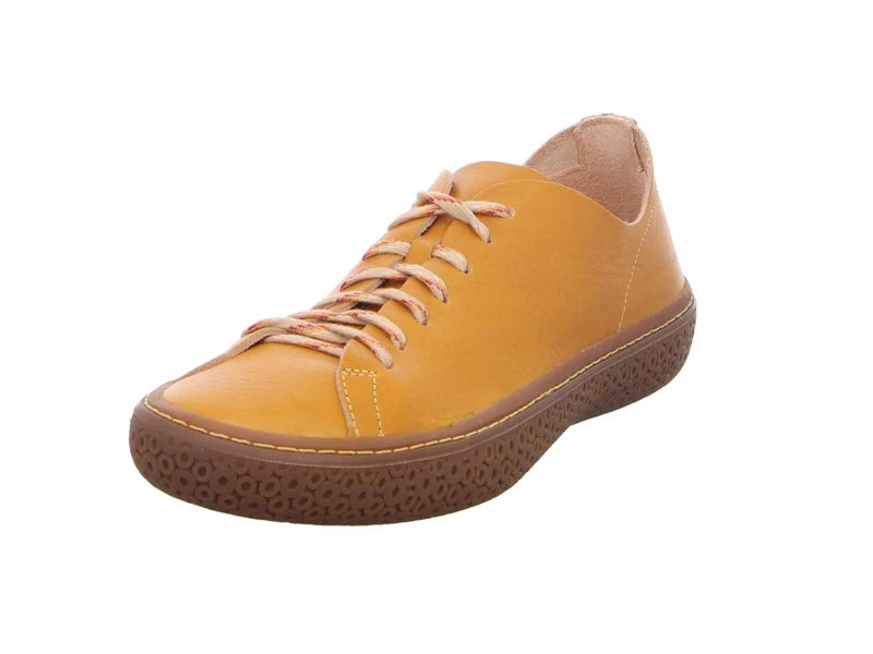 Think! Women's TJUB_3-000195 chromfrei gegerbter, nachhaltiger Wechselfußbett Sneaker, 6000 Saffron, 5.5 UK - Image 1