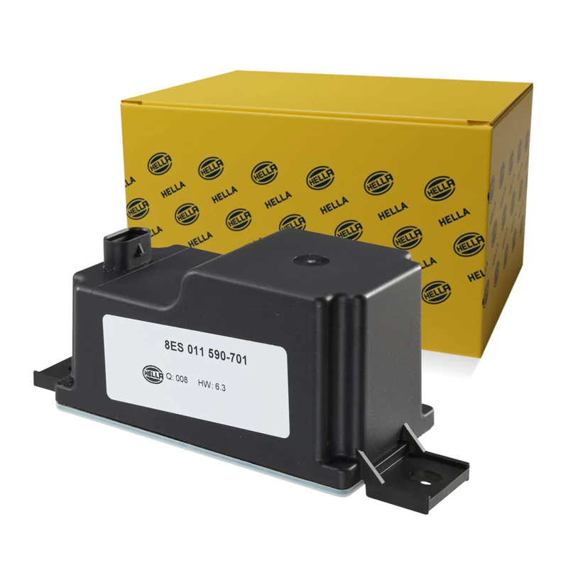 HELLA 8ES 011 590-701 Voltage Stabiliser, start/stop system - Passenger Side - for vehicles with electric parking brake - Image 1