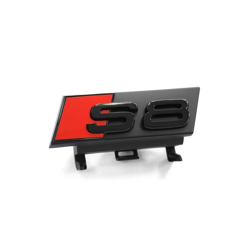 Audi 4N0071805 Logo S8 Black Tuning Exclusive Radiator Grille Black Edition Emblem