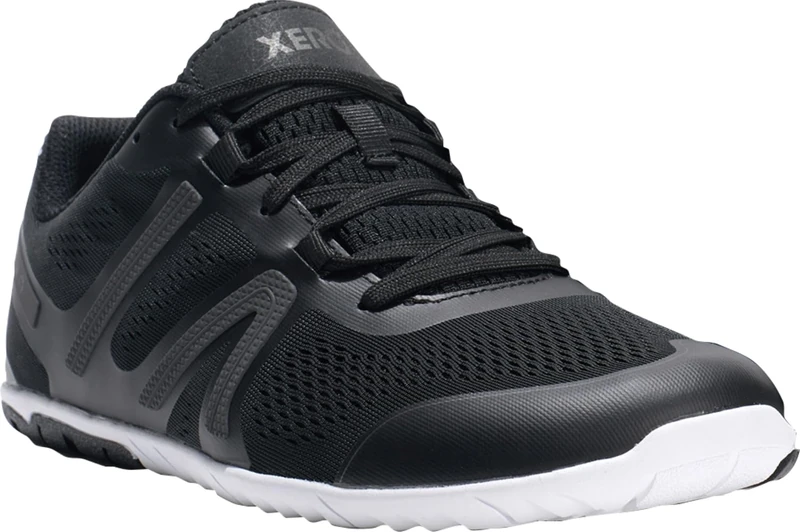 Xero Shoes Barefoot Running Shoes for Men | HFS Men's Running Shoes | Minimalist, Zero Drop, Wide Toe Box Shoes for Men | Black, Size 7, Black, 5 UK - Image 1