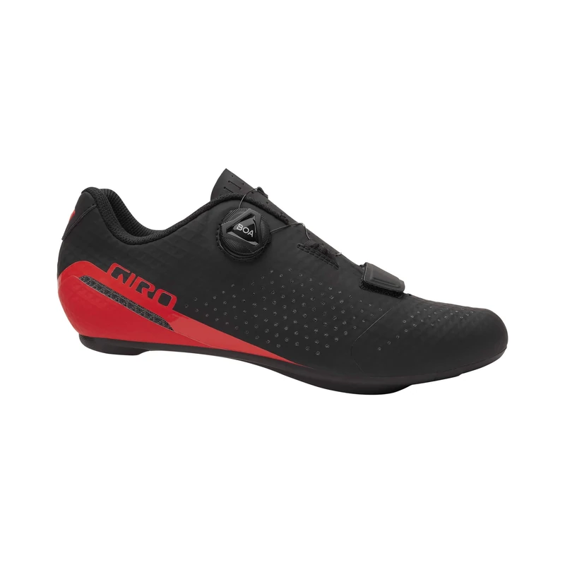 Giro Cadet, Men's Road Cycling Shoes, Black/Bright Red, EUR40 UK6