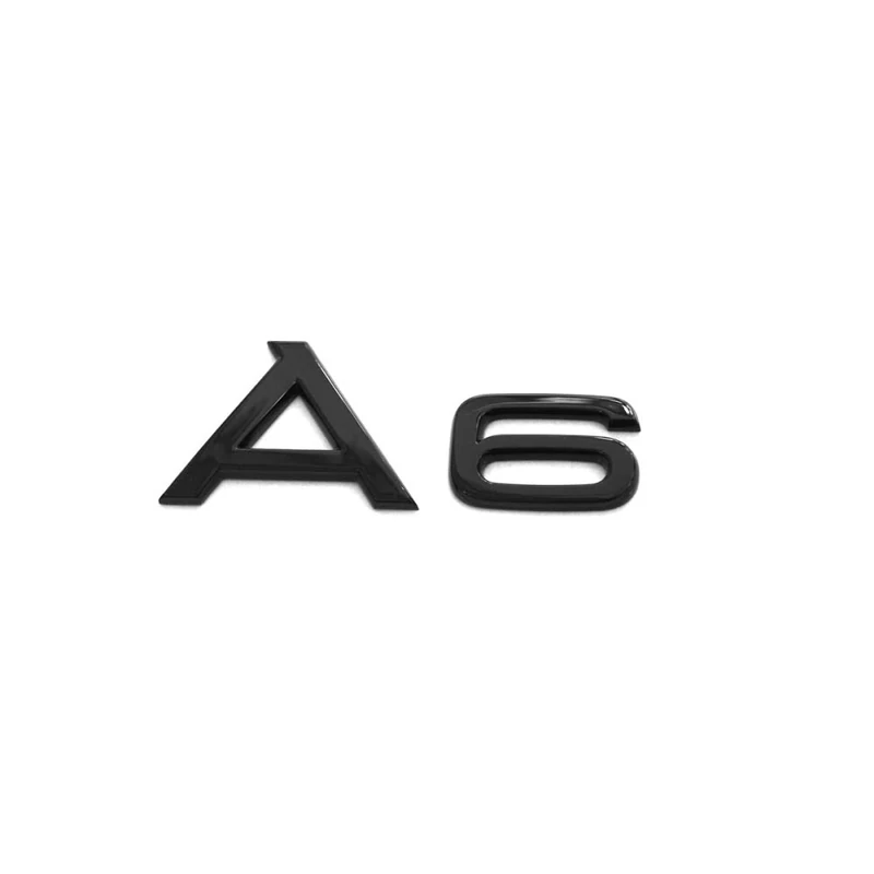 Audi 4K0071803 Lettering A6 Black Tuning Exclusive Black Edition Emblem