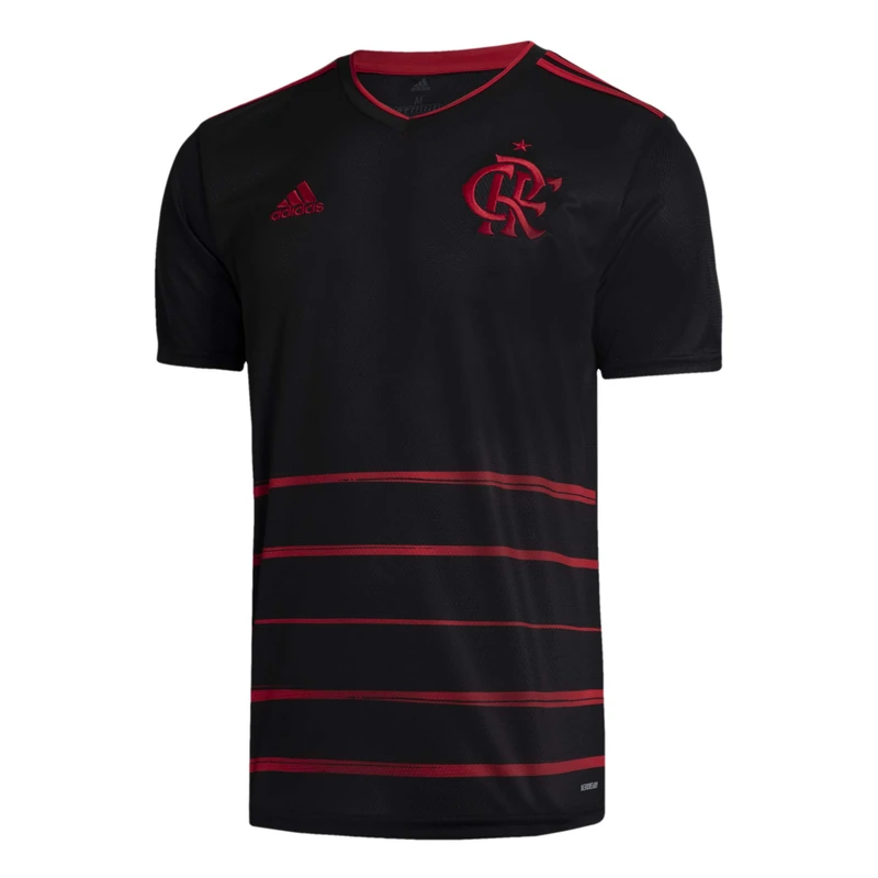 adidas CRF 3 JSY Men's T-Shirt, Mens, T-Shirt, FL9040_M, Black/red, M