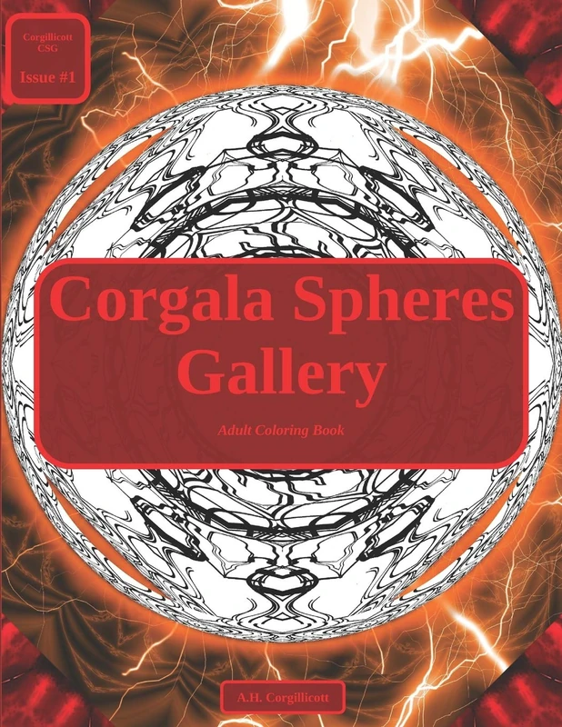 Corgala Spheres Gallery: Adult Coloring Book (Issue #1) - Image 1