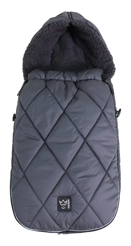 Kaiser 6576324 XL Too Thermo Sherpa Fleece Universal, Grey, 1 kg, Anthracite - Image 1