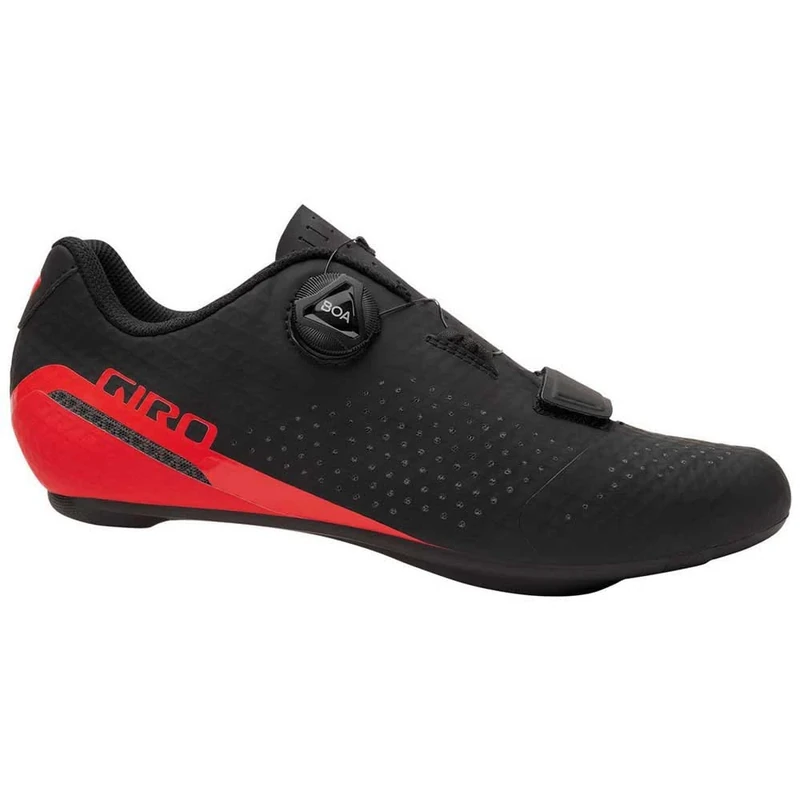 Giro Cadet, Men's Road Cycling Shoes, Black/Bright Red, EUR48 UK12.5