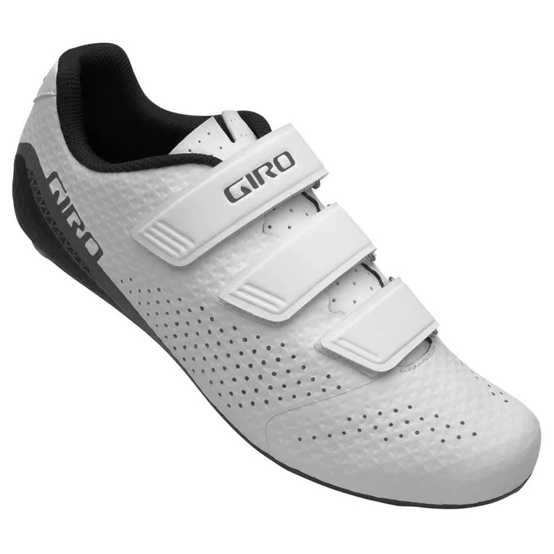 Giro - Stylus Footwear - Adult Men's - Road Cycling Shoes, Cycling Footwear, Bike Shoes, Road Bike Shoes, White, 48