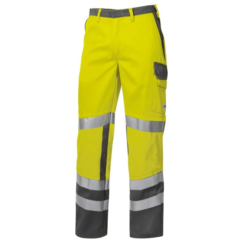 BP 2213-840-8653-58n Elasticated Back Work Trousers, 320.00 g/m², Warning Yellow/Dark Grey, 58n