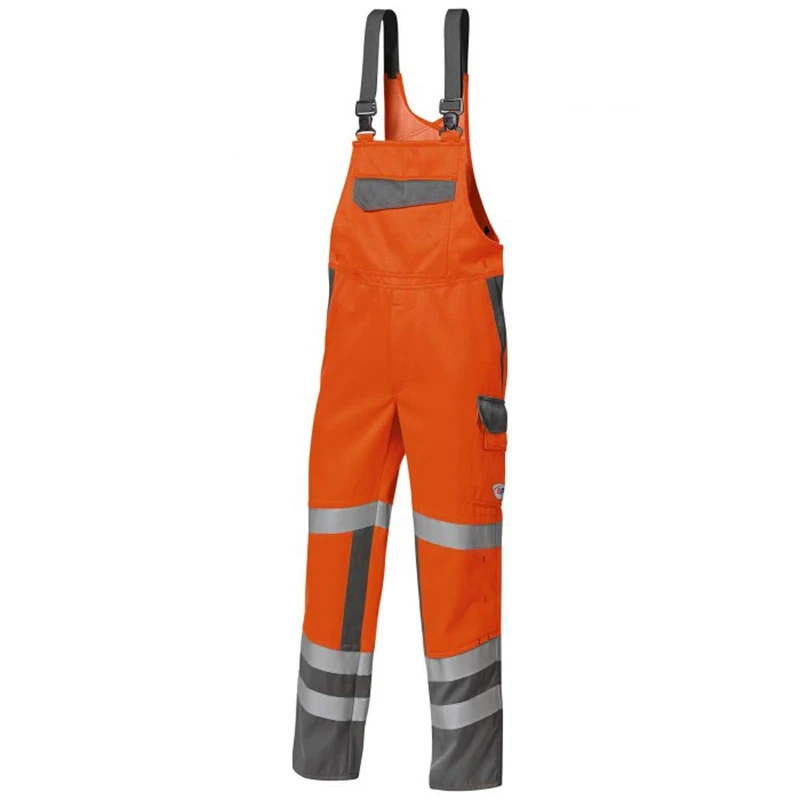 BP 2214-840-8553-34L Stretch Braces with Clip Fastenings, 31% Polyester/28% Modacrylic/20% Viscose/20% Aramid/1% Other Fibres, Warning Orange/Dark Grey, 34L Size