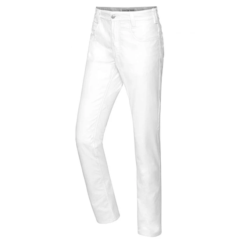 BP Med Trousers 1756-311-0021 Laboratory Trousers for Men 65% Cotton, 30% Polyester, 5% Elastane Modern Fit Size: 40/32 Colour: White
