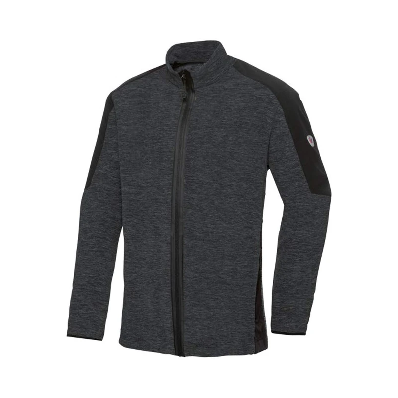 BP 1829-040-0513-4XLn Stand-Up Collar Fleece Jacket for Men, 100% Polyester, Space Anthracite, 4XL - Image 1