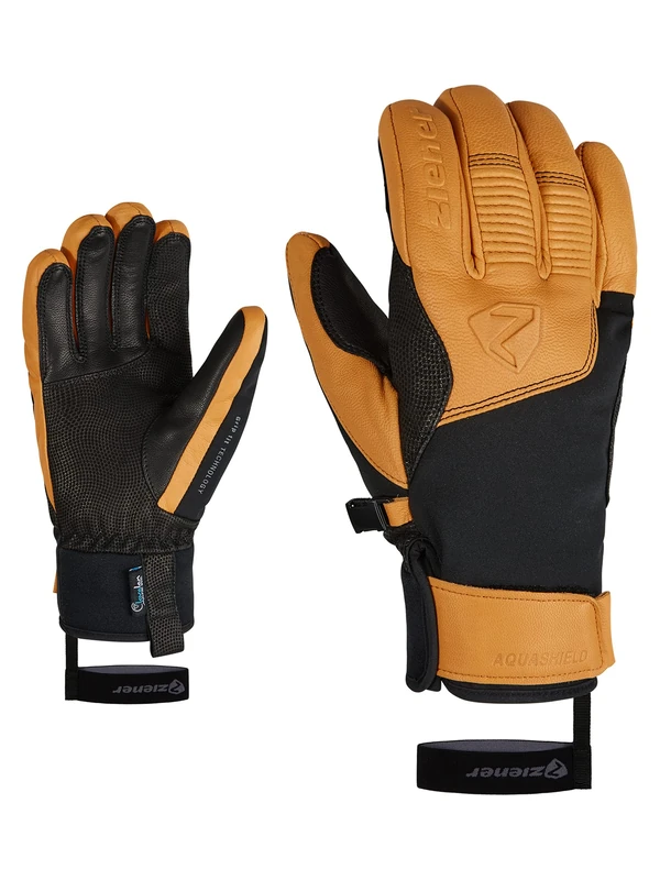 Ziener GANZENBERG AS(R) AW Glove Ski Alpine Gloves, Men, Black, 10