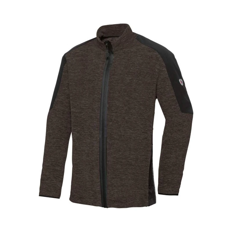 BP 1829-040-0413-Mn Men's Stand-Up Collar Fleece Jacket, 100% Polyester, Space Falcon, Mn Size