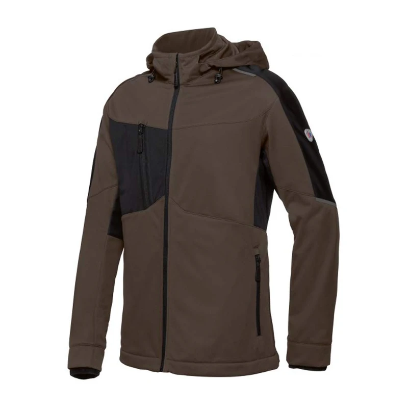 BP 1832-801-4832-2XLn Thermal Vest with Thermal Quilted Lining Padded, 100% Polyester, Brown/Black, 2XL Size