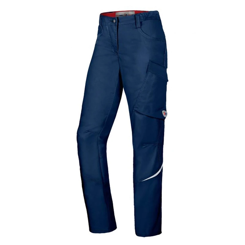 BP 1961-570-0110-18n Fabric Blend with Stretch Slim Silhouette Work Trousers for Women, 65% Polyester/35% Cotton, Night Blue, 18N Size