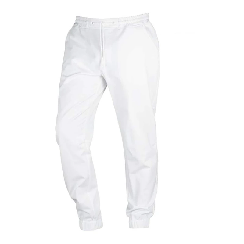 BP 1737-334-0021-2XLn Stretch Fabric Comfort Trousers for Men, 40% Cotton, 35% Polyester, 25% Elastomultiester, White, 2XLn Size - Image 1