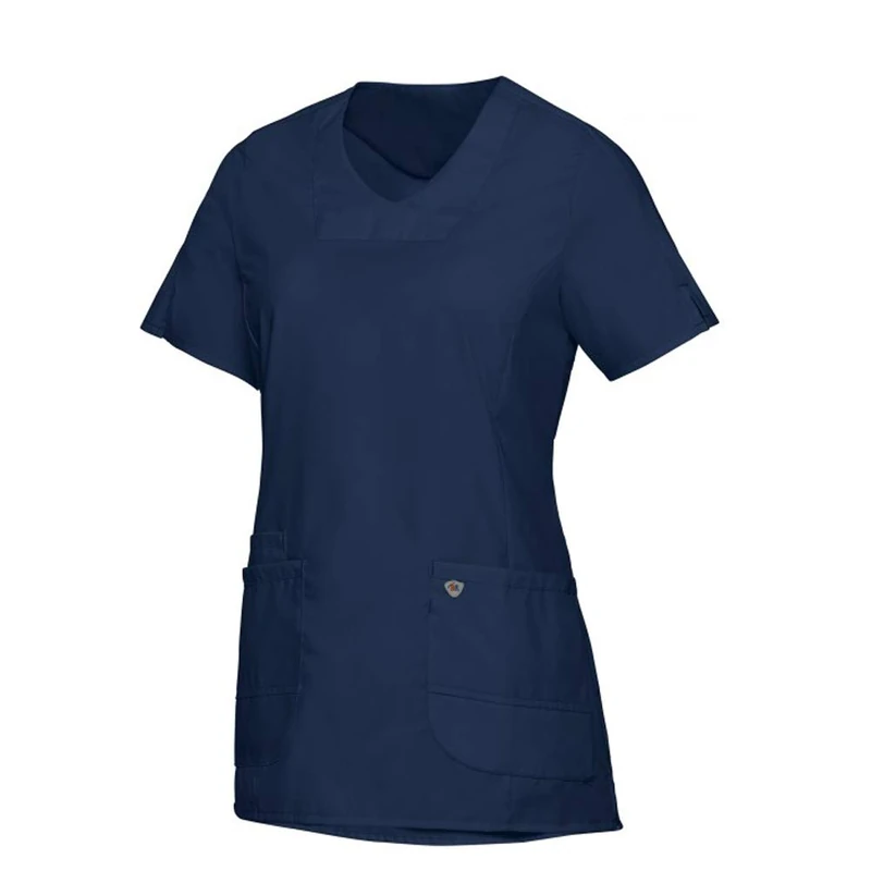 BP 1762-241-0110-XSn Super Light Fabric Cover Tunic for Women, 49% Cotton, 48% Polyester, 3% Elastolefin, Midnight Blue, XSn Size