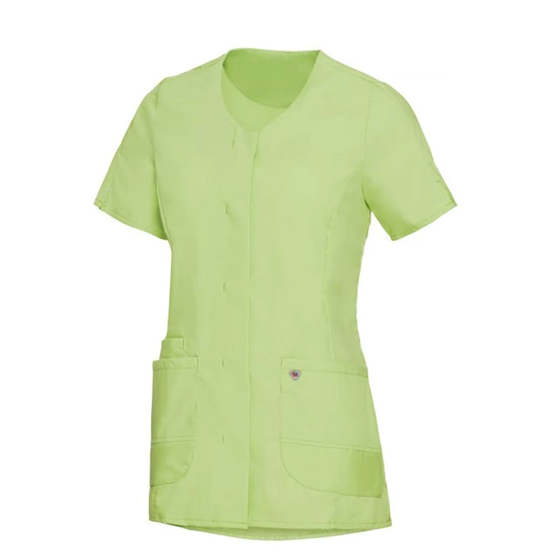 BP 1764-241-0078-2XLn Super Light Fabric for Women, 49% Cotton/48% Polyester/3% Elastolefin, Light Green, 2XLn Size