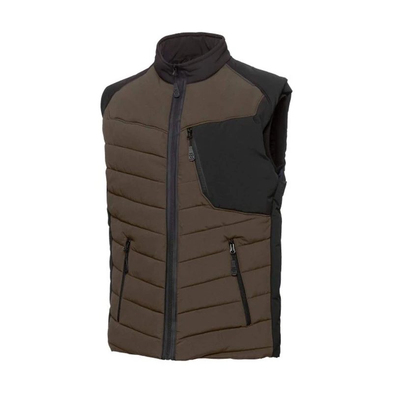 BP 1832-801-4832-Sn Thermal Vest - Size S Brown/Black