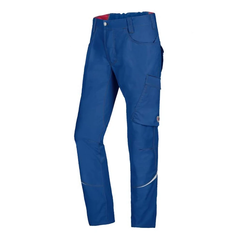 BP 1960-570-0013-35/36n Fabric Blend with Stretch Work Trousers for Men, Slim Silhouette with High Waist at Back, 65% Polyester/35% Cotton, Royal Blue, 35/36N Size