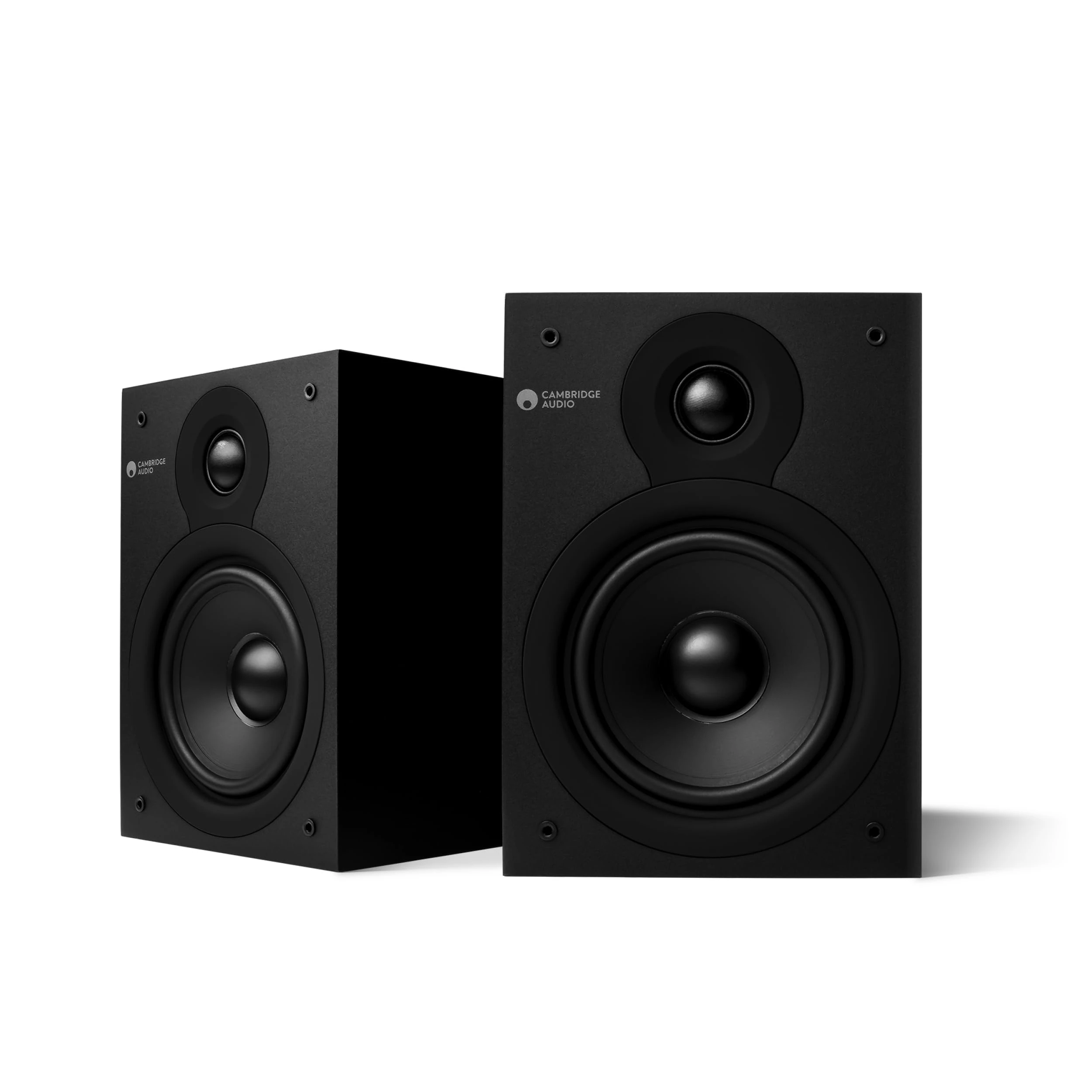 Cambridge Audio SX50 - Pair of Compact Passive Wired Bookshelf Speakers for HiFi or Home Cinema System - Optimised for Smooth and Even Frequency Response - Matte Black