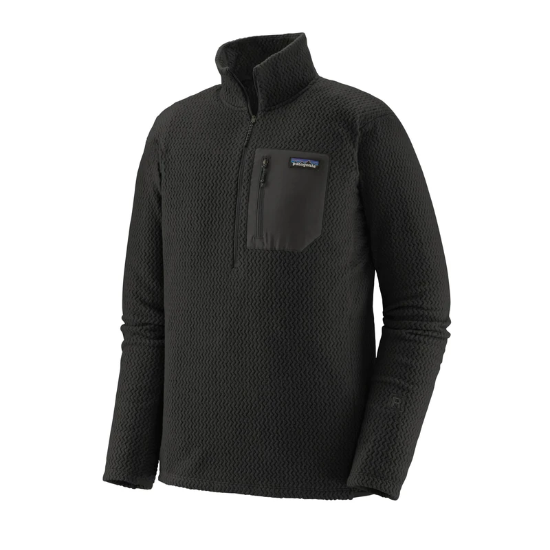 Patagonia 40245-BLK M's R1 Air Zip Neck Sweatshirt Men's black S
