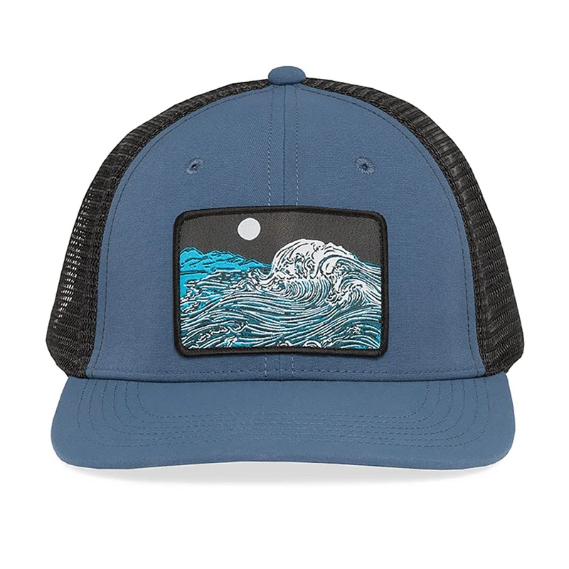 Sunday Afternoons Artist Series Patch Trucker Hat-Crashing Wave Sun, One Size - Image 1