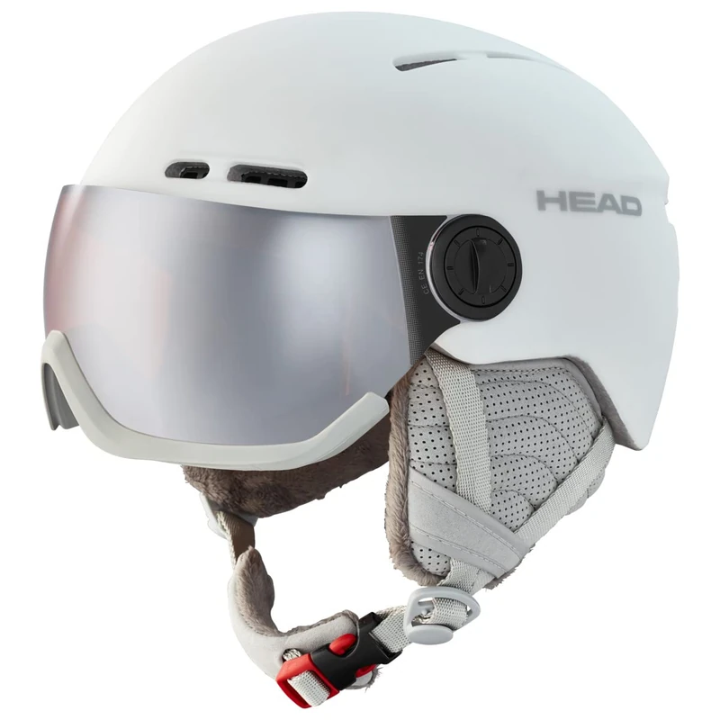 HEAD Women's Queen Ski Helmet, White, XS/S